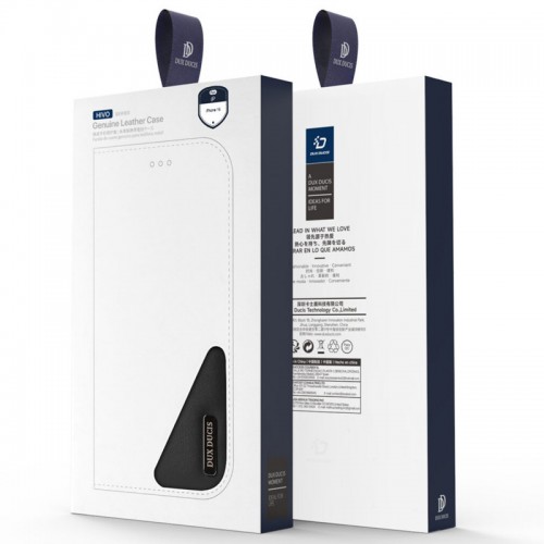 Чехол-книжка Dux Ducis Hivo для Apple iPhone 16 Pro (6,3") Black