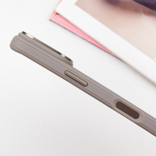 Чохол TPU+PC Carbon with MagSafe для Apple iPhone 16 (6.1") Grey