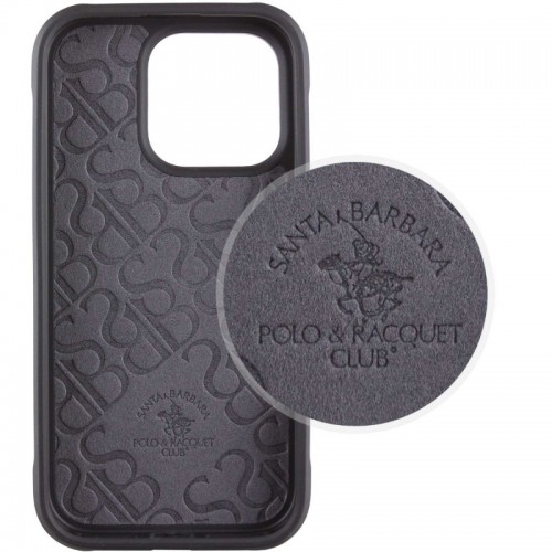 Шкіряний чохол Polo Santa Barbara Barton для Apple iPhone 16 Pro (6.3") Black / Navy