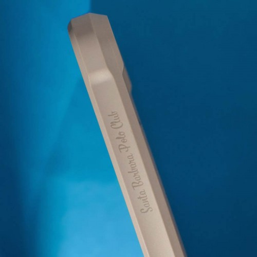 Шкіряний чохол Polo Santa Barbara Isaac для Apple iPhone 16 Pro (6.3") Titanium grey