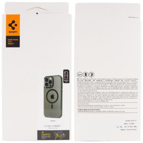 Чехол SGP Ultra Hybrid Mag для Apple iPhone 16 Plus (6.7") Черный