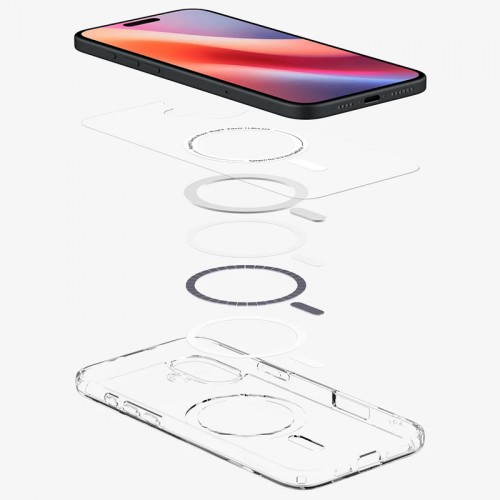 Чохол SGP Ultra Hybrid (MagFit) для Apple iPhone 16 Plus (6.7") Прозорий