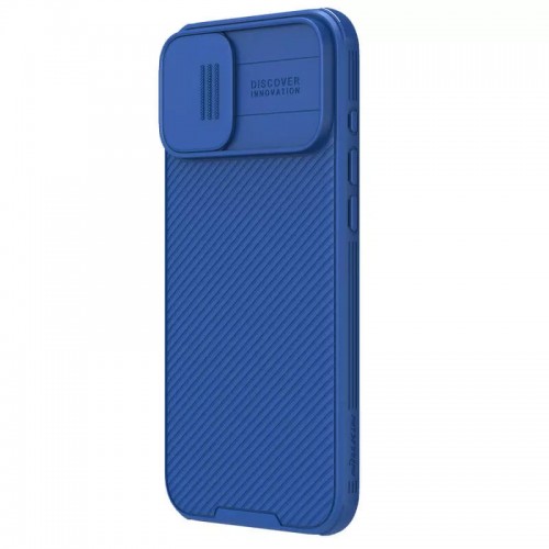 Карбонова накладка Nillkin CamShield Pro для Apple iPhone 16 (6.1") Blue