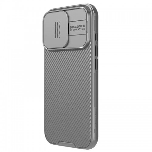 Карбонова накладка Nillkin CamShield Pro для Apple iPhone 16 Pro (6.3") Titanium Gray