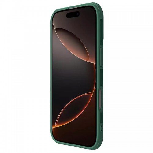 Карбонова накладка Nillkin CamShield Pro Magnetic для Apple iPhone 16 Pro Max (6.9") Deep Green