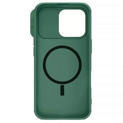 Карбонова накладка Nillkin CamShield Pro Magnetic для Apple iPhone 16 Pro Max (6.9") Deep Green