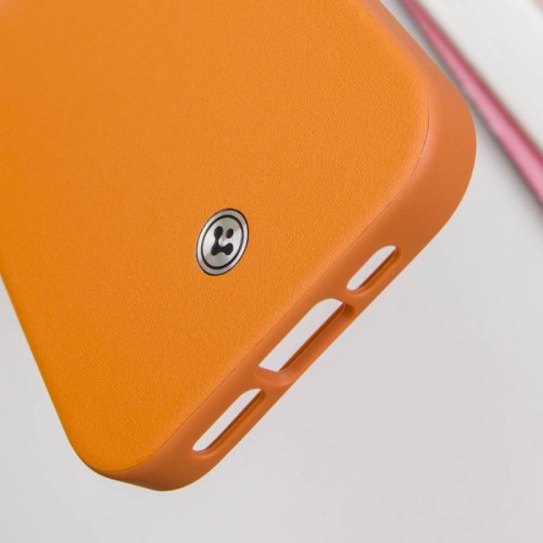 Чехол SGP PC+Leather с MagSafe для Apple iPhone 16 (6.1") Коричневый