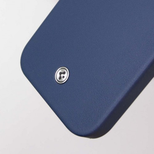 Чохол SGP PC+Leather with MagSafe для Apple iPhone 16 (6.1") Blue