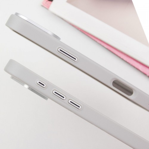 Чехол SGP PC+Leather с MagSafe для Apple iPhone 16 Plus (6.7") Серый