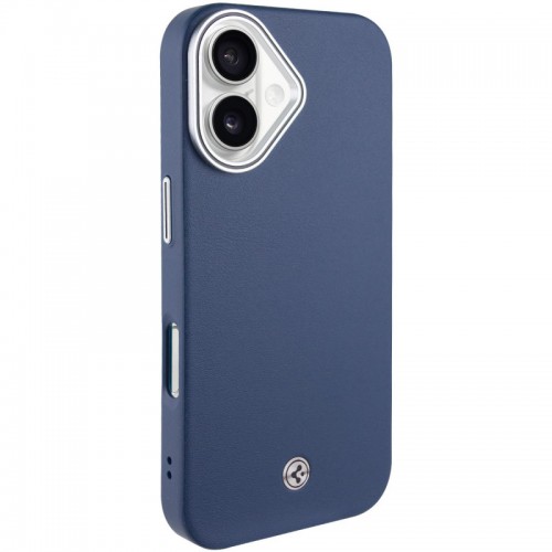 Чехол SGP PC+Leather с MagSafe для Apple iPhone 16 Plus (6.7") Blue