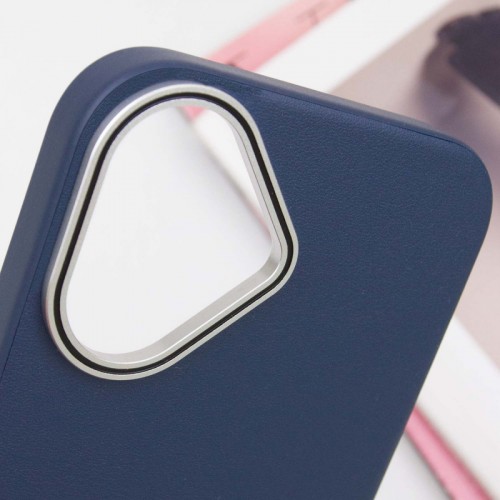 Чехол SGP PC+Leather с MagSafe для Apple iPhone 16 Plus (6.7") Blue