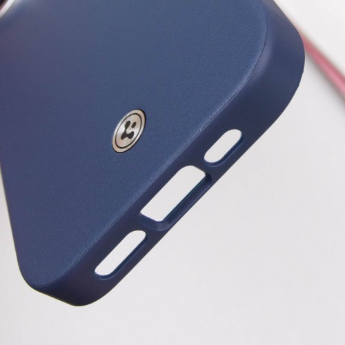 Чехол SGP PC+Leather с MagSafe для Apple iPhone 16 Plus (6.7") Blue