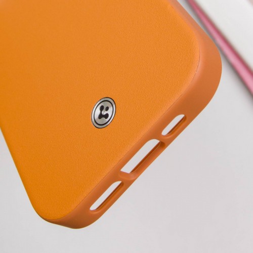 Чехол SGP PC+Leather с MagSafe для Apple iPhone 16 Plus (6.7") коричневый