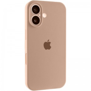 Чохол Silicone Case Full Camera Protective (AA) для Apple iPhone 16 (6.1") Бежевий / Desert Gold