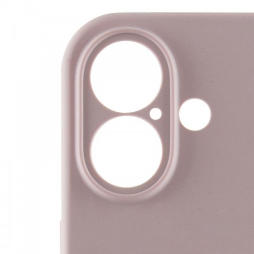 Чехол Silicone Case Full Camera Protective (AA) для Apple iPhone 16 (6,1") Серый / Lavender