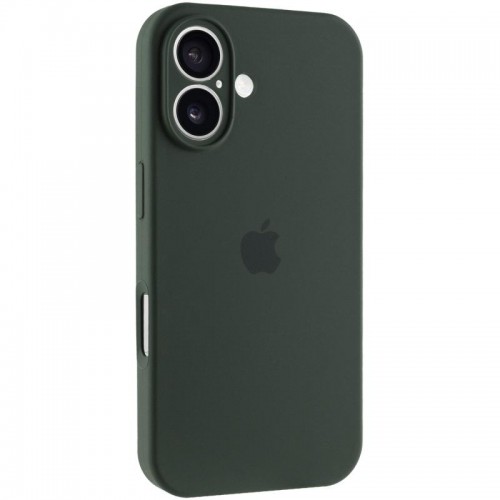 Чохол Silicone Case Full Camera Protective (AA) для Apple iPhone 16 (6.1") Зелений / Cyprus Green