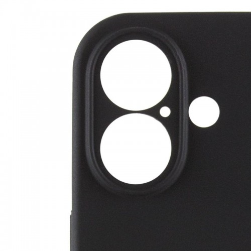 Чехол Silicone Case Full Camera Protective (AA) для Apple iPhone 16 (6.1") Черный / Black