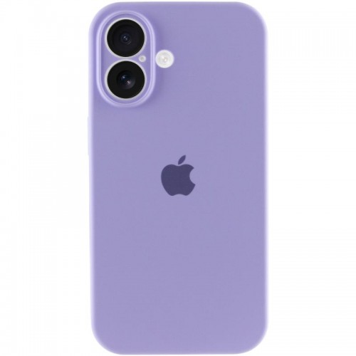 Чохол Silicone Case Full Camera Protective (AA) для Apple iPhone 16 (6.1") Бузковий / Dasheen