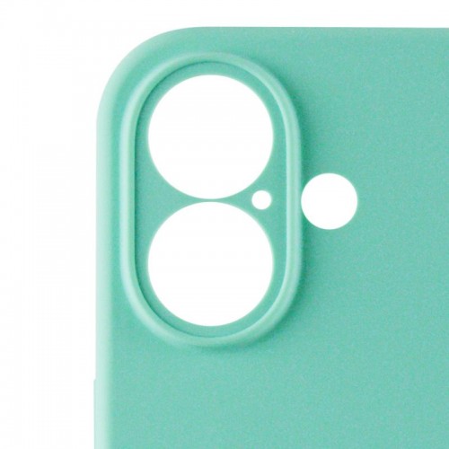 Чохол Silicone Case Full Camera Protective (AA) для Apple iPhone 16 (6.1") Бірюзовий / Marine Green