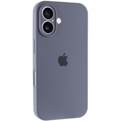 Чохол Silicone Case Full Camera Protective (AA) для Apple iPhone 16 Plus (6.7") Сірий / Lavender Gray
