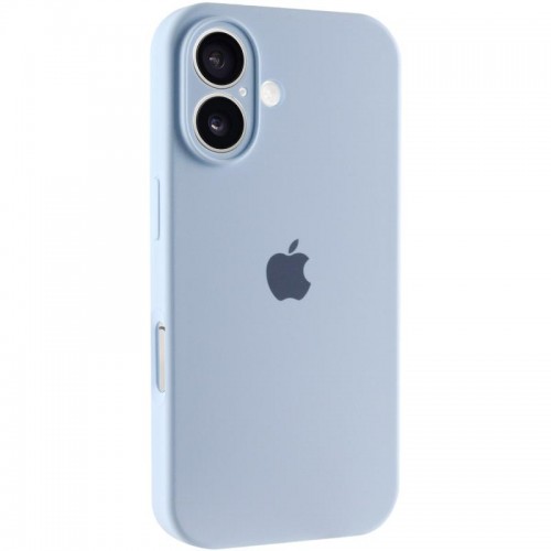 Чехол Silicone Case Full Camera Protective (AA) для Apple iPhone 16 Plus (6,7") Голубой / Sweet Blue