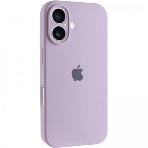 Чехол Silicone Case Full Camera Protective (AA) для Apple iPhone 16 Plus (6.7") Сиреневый / Lilac