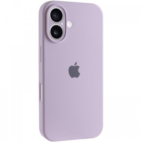 Чехол Silicone Case Full Camera Protective (AA) для Apple iPhone 16 Plus (6.7") Сиреневый / Lilac