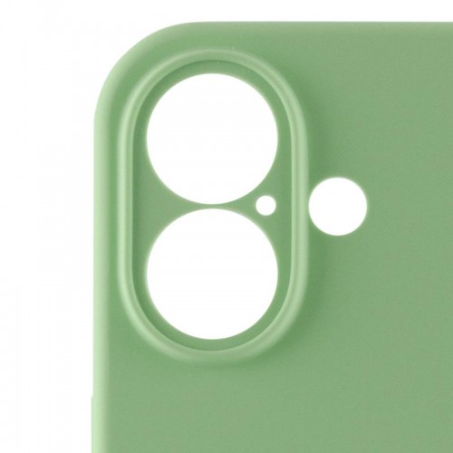 Чохол Silicone Case Full Camera Protective (AA) для Apple iPhone 16 Plus (6.7") М'ятний / Mint