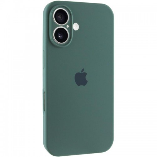 Чохол Silicone Case Full Camera Protective (AA) для Apple iPhone 16 Plus (6.7") Зелений / Pine green