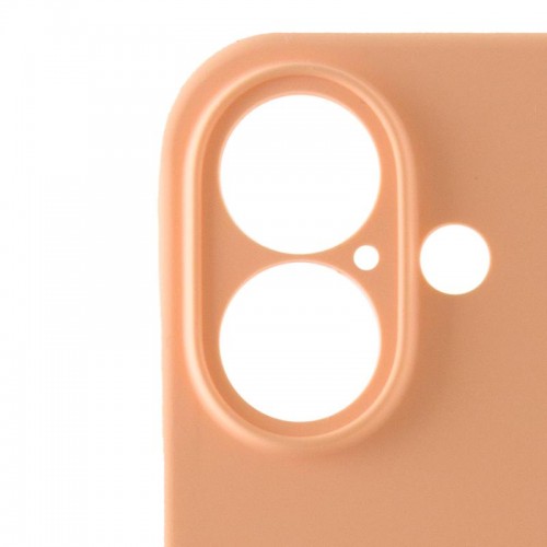 Чехол Silicone Case Full Camera Protective (AA) для Apple iPhone 16 Plus (6.7") Оранжевый / Cantaloupe
