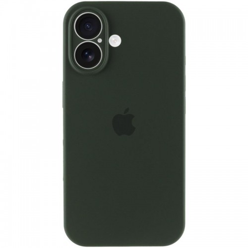 Чохол Silicone Case Full Camera Protective (AA) для Apple iPhone 16 Plus (6.7") Зелений / Cyprus Green