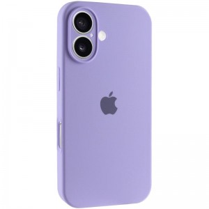 Чехол Silicone Case Full Camera Protective (AA) для Apple iPhone 16 Plus (6,7") Сиреневый / Dasheen