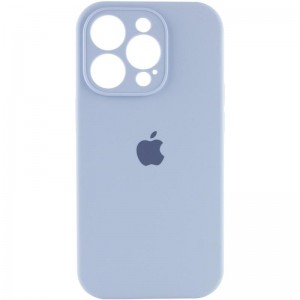 Чохол Silicone Case Full Camera Protective (AA) для Apple iPhone 16 Pro (6.3") Блакитний / Lilac Blue