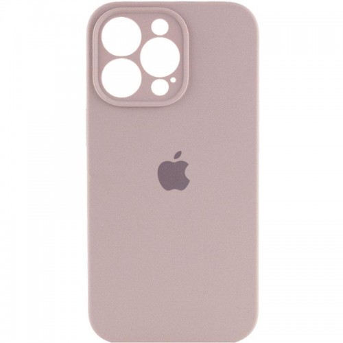 Чехол Silicone Case Full Camera Protective (AA) для Apple iPhone 16 Pro (6.3") Серый / Lavender