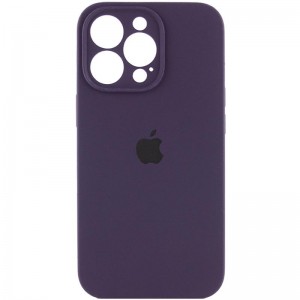 Чехол Silicone Case Full Camera Protective (AA) для Apple iPhone 16 Pro Max (6.9") Фиолетовый / Elderberry