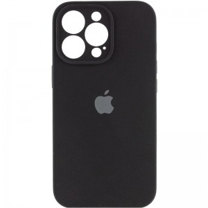 Чехол Silicone Case Full Camera Protective (AA) для Apple iPhone 16 Pro Max (6.9") Черный / Black