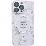 Чехол TPU+PC Secret Garden с MagSafe для Apple iPhone 16 Pro Max (6,9") Белый