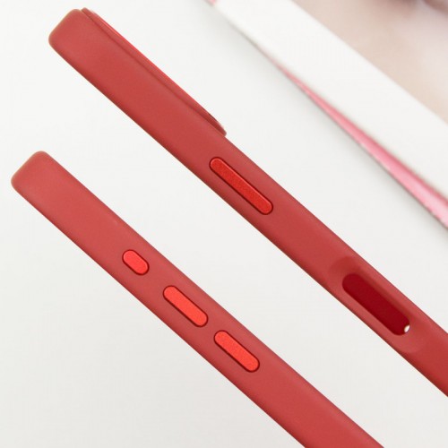 TPU чохол Bonbon Metal Style with MagSafe для Apple iPhone 16 Plus (6.7") Червоний / Red