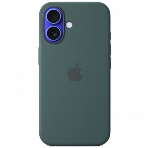 Чохол Silicone case (AAA) with Magsafe and Animation для Apple iPhone 16 (6.1") Lake Green