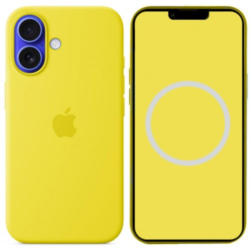 Чехол Silicone case (AAA) с Magsafe и анимацией для Apple iPhone 16 Plus (6.7") Star Fruit