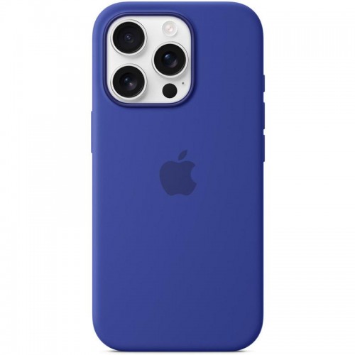 Чохол Silicone case (AAA) with Magsafe and Animation для Apple iPhone 16 Pro Max (6.9") Ultramarine