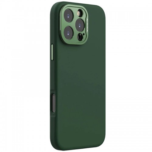 Чехол Silicone Nillkin LensWing Prop Magnetic для Apple iPhone 16 Pro (6.3") Зеленый / Green