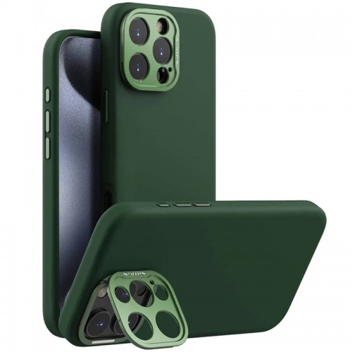Чехол Silicone Nillkin LensWing Prop Magnetic для Apple iPhone 16 Pro (6.3") Зеленый / Green
