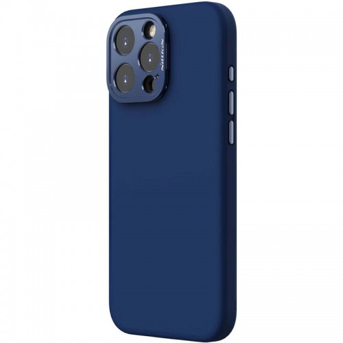 Чехол Silicone Nillkin LensWing Prop Magnetic для Apple iPhone 16 Pro (6.3") Синий / Blue