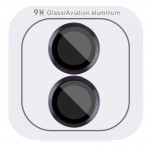 Захисне скло Metal Classic на камеру (у упак.) для Apple iPhone 16 (6.1") / 16 Plus (6.7") Чорний / Black