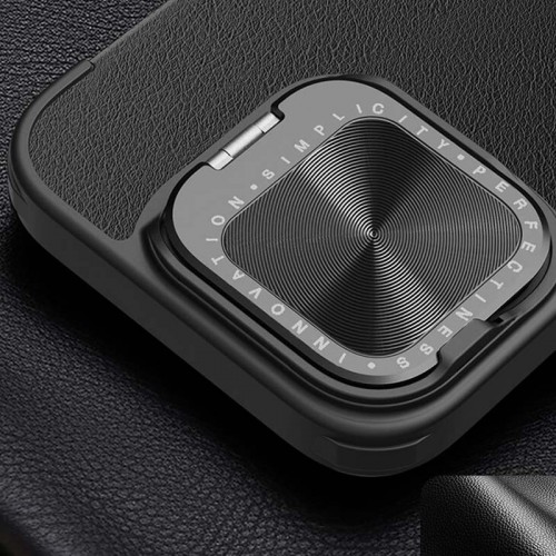 Шкіряний чохол-книжка Nillkin Qin Prop Plain Camshield для Apple iPhone 16 Pro (6.3") Classic Black