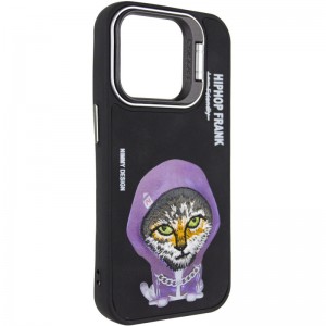 TPU+PC чохол Friends для Apple iPhone 15 (6.1") Black Cat