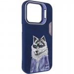 Чехол TPU+PC Friends для Apple iPhone 15 (6.1") Blue Wolf