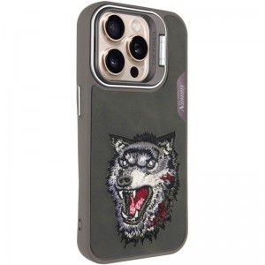TPU+PC чохол Friends для Apple iPhone 15 Pro Max (6.7") Grey Wolf
