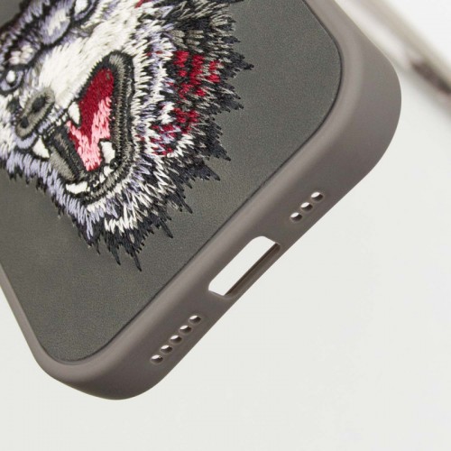 TPU+PC чохол Friends для Apple iPhone 15 Pro Max (6.7") Grey Wolf